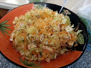 asian spaghetti squash salad